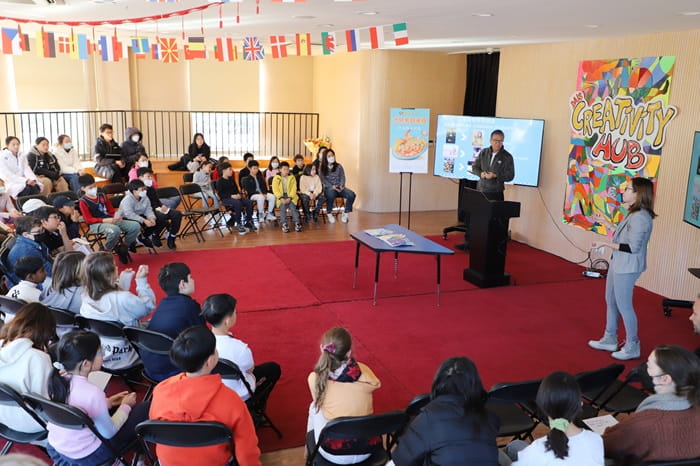 Creativity Hub presentation in the Dragon's Den