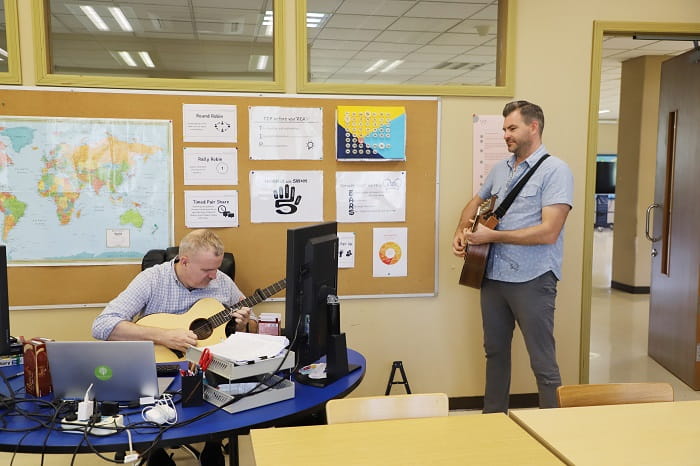 Teachers on the last day of school