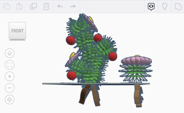 3D model of a plant