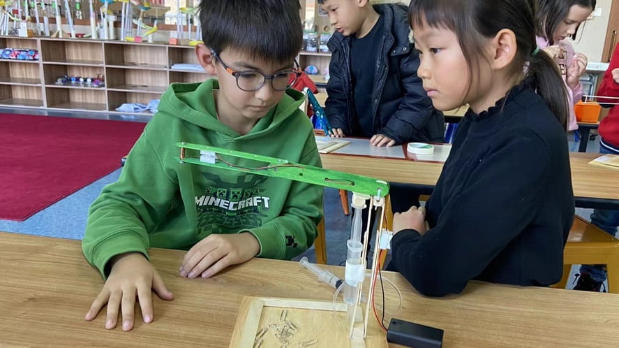 Magnet challenge in the elementary school