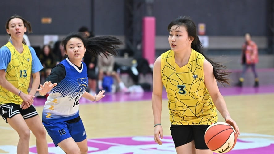 Girls basketball game