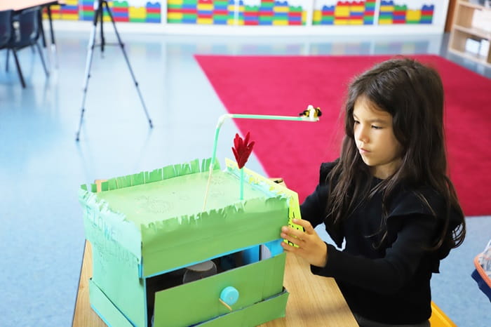 Pollinator designed by a little girl