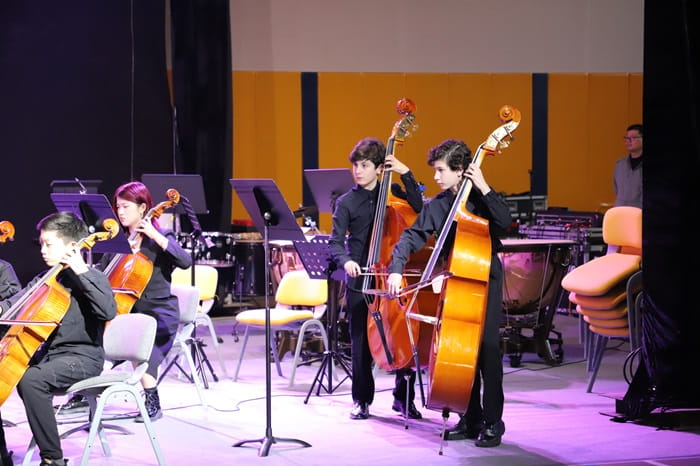 Student bass players