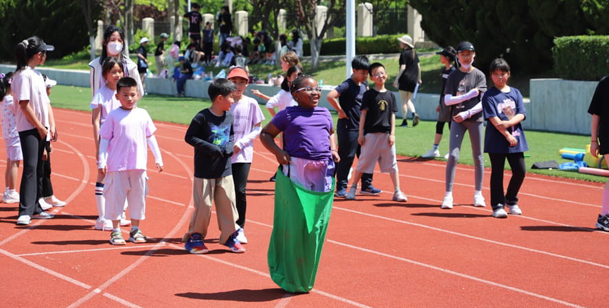 Sports games on the field