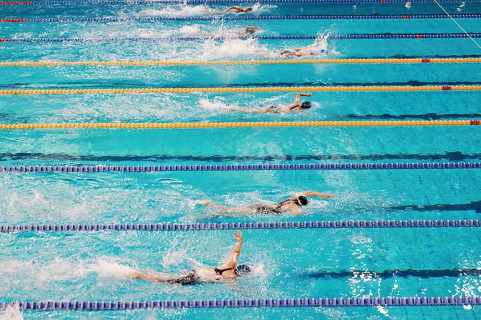 Swimming competition in Shanghai