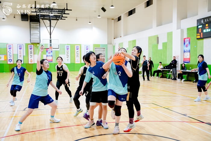 Girls basketball game