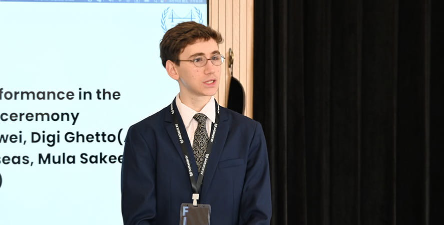 MUN conference delegate