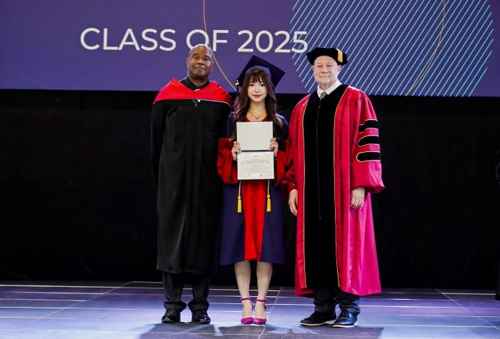 Natalie He graduation