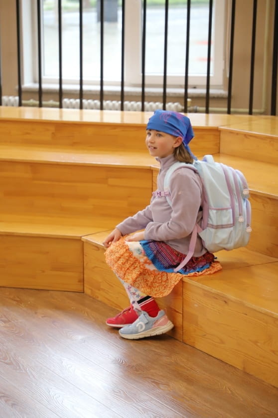 Girl sitting