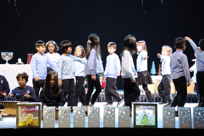 Christmas concert in elementary school