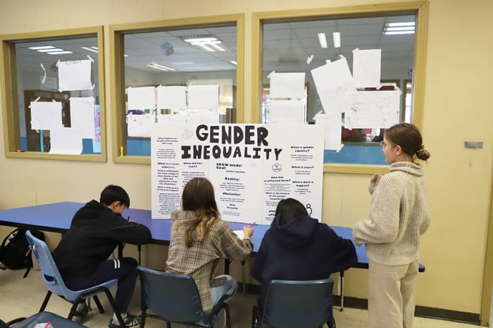 Middle school display