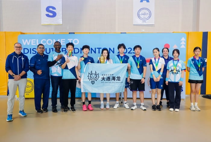 DISA U15 Badminton champions