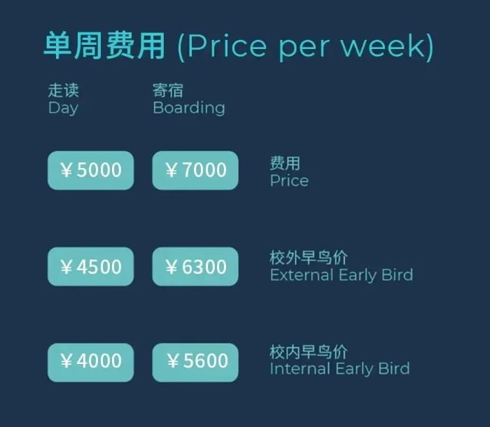elementary school camp prices
