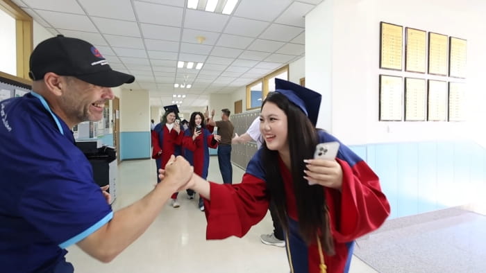 senior procession
