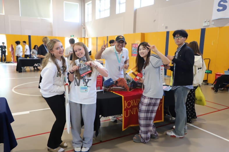 Iowa State University booth