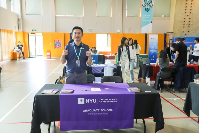 New York University booth