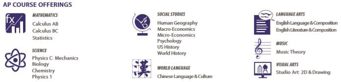 AP courses at DAIS in 2020