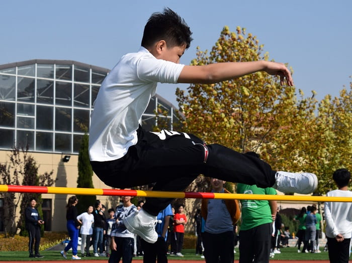 High-jump competition