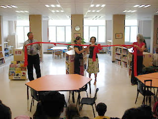 Grand opening of the library