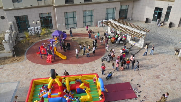 Campus village event